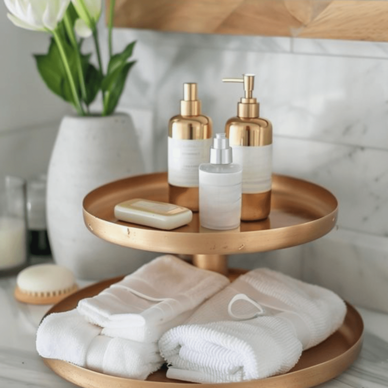 10 Gorgeous Bathroom Tray Decor Ideas For Your Toiletries