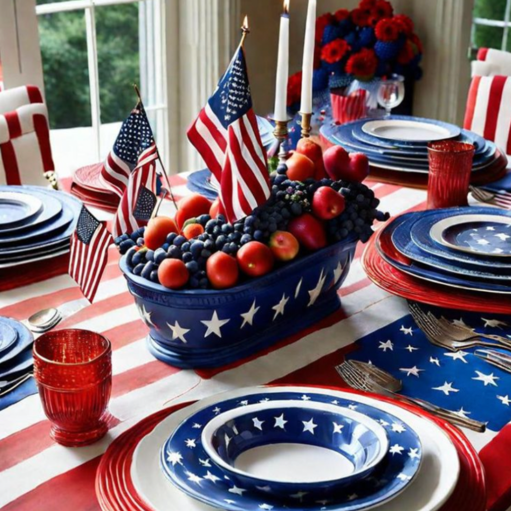 4th of July tablescapes