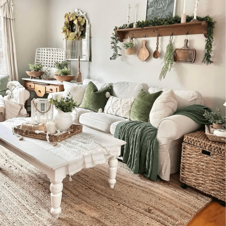 10 Beautiful and Cozy Farmhouse Living Room Ideas