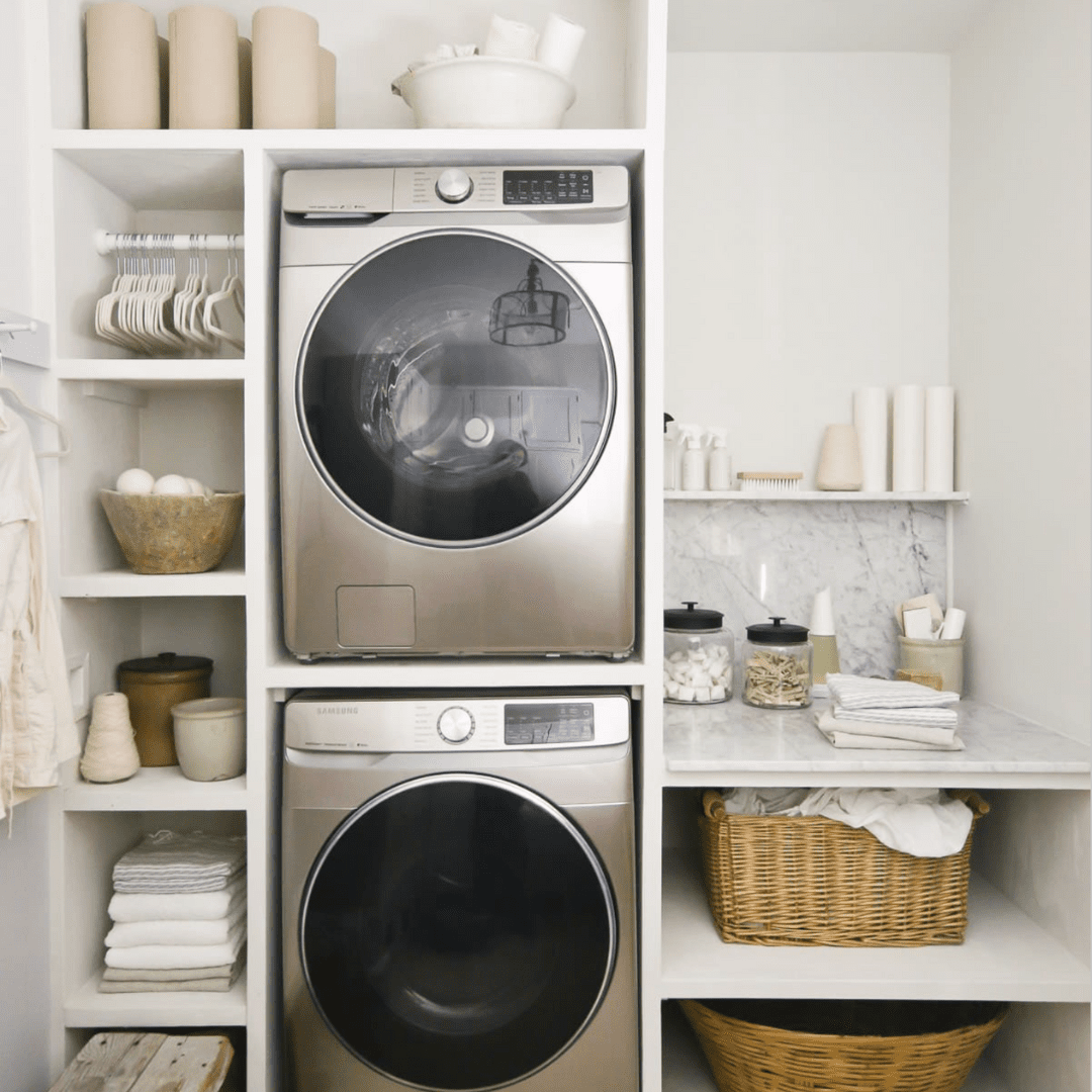 10 Best Stacked Laundry Room Ideas To Save Space