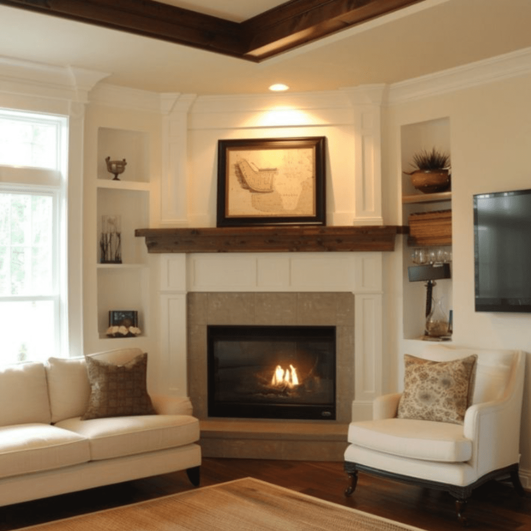 10 Ideas For A Fireplace With Built-Ins on Both Sides