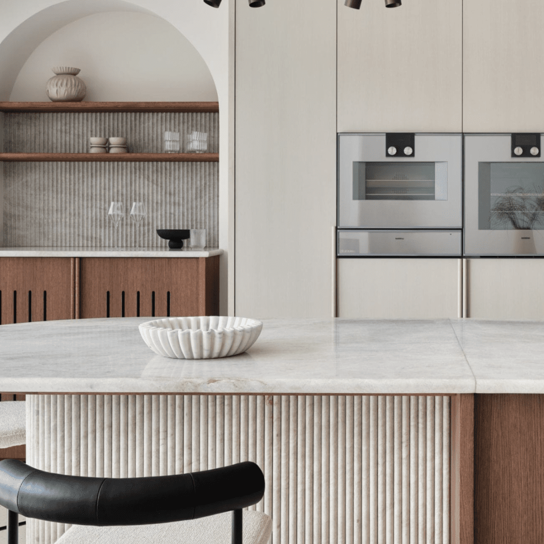 10 Beautiful Scandinavian Kitchen Designs - Granite Countertops In Scandinavian Beach Apartment Design